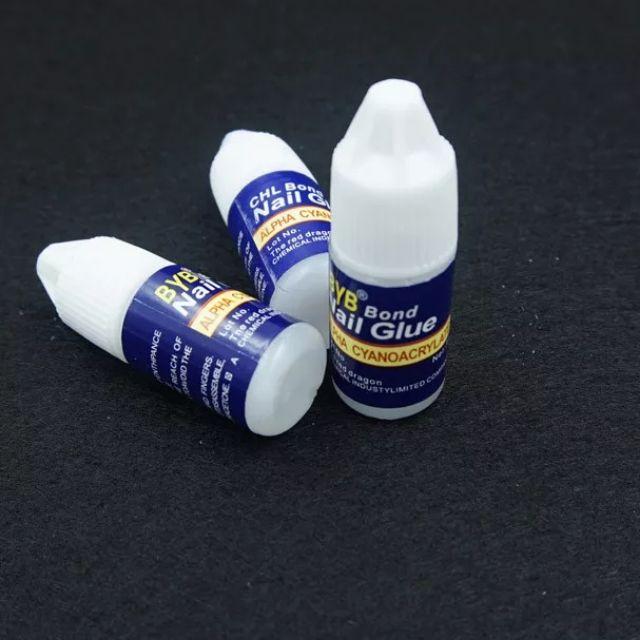 ราคา BYB Bond Nail Glue กาวติดเล็บปลอม ติดทน 3g. ( 5 ขวด ) - Peggy ...