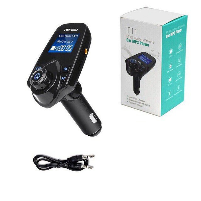 เครื่องเสียงรถยนต์ T11 Car Bluetooth Transmitter FM บูลทูธเครื่องเสียงรถยนต์ ของแท้100%