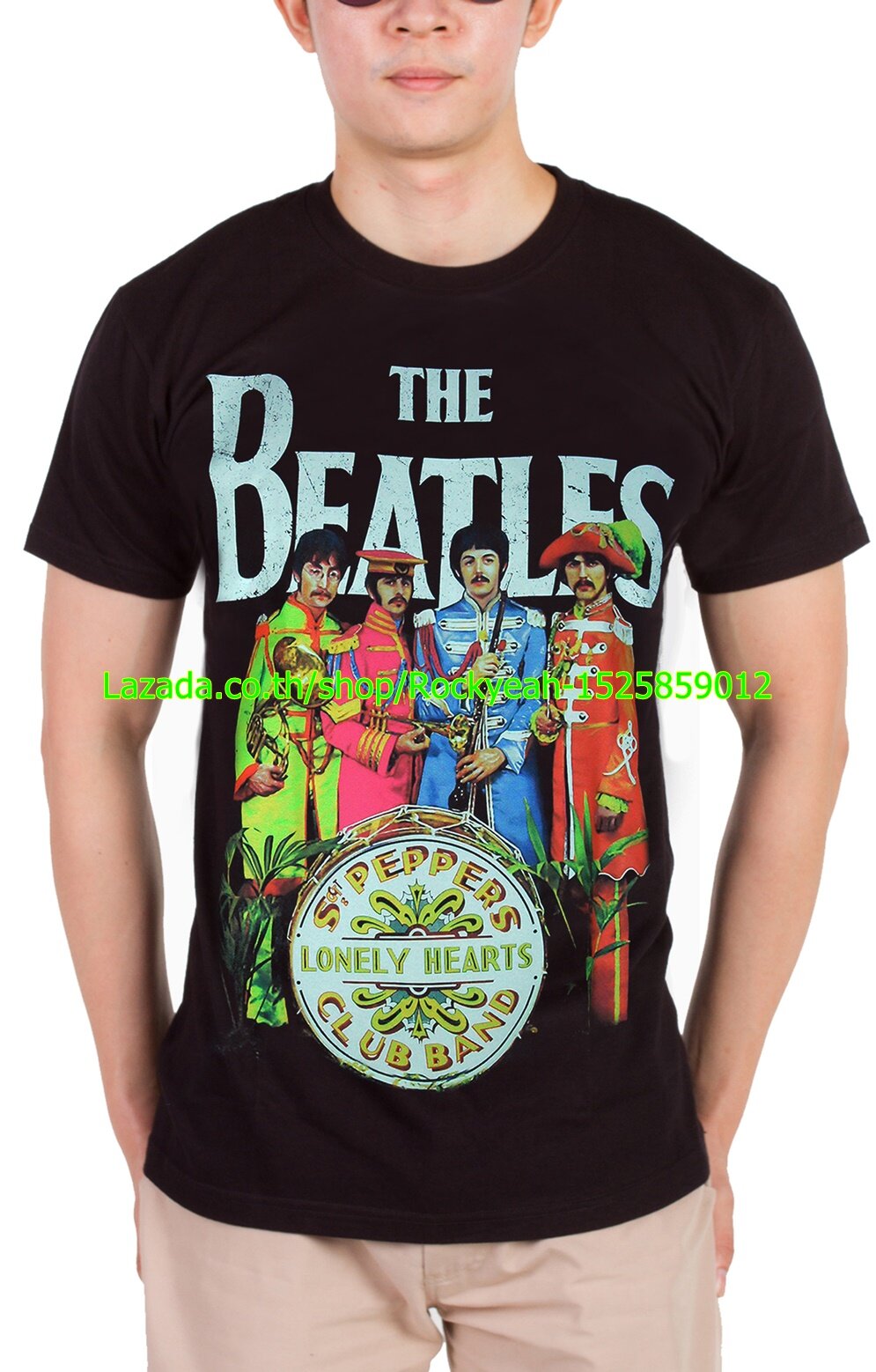 เสื้อวง The Beatles ร็อคในตำนาน อมตะ เดอะบีเทิลส์ ไซส์ยุโรป Rcm1765 -  Rockyeah - Thaipick