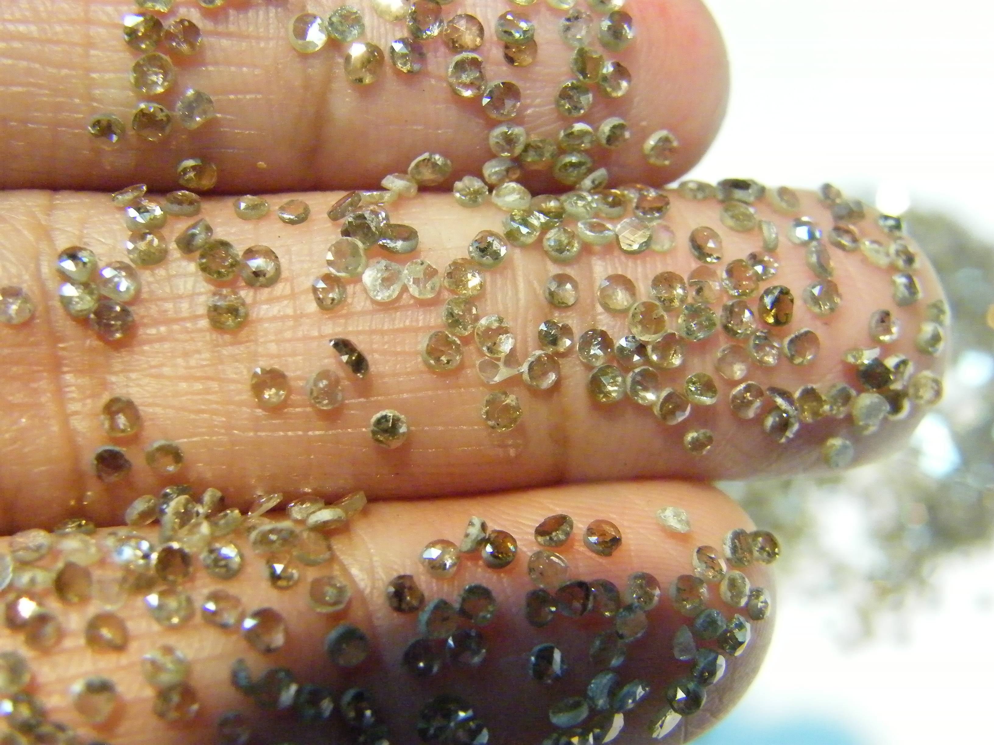 เพชรซีกของแท้ ROUND Freesize1.40 mm - Natural Polki Diamonds original diamond