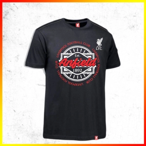 ภาพหน้าปกสินค้าเสื้อยืด ลิขสิทธิ์แท้ Liverpool ลิเวอร์พูล T-shirts รุ่น LFC-015 สีดำ ที่เกี่ยวข้อง