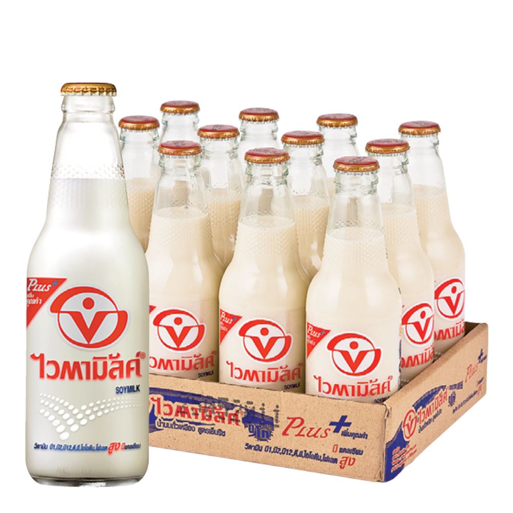 ไวตามิลค์ ทูโก นมถั่วเหลือง รสดั้งเดิม 300 มล. x 12 ขวด/Vitamilk To Go Original Soy Milk 300ml x 12pcs