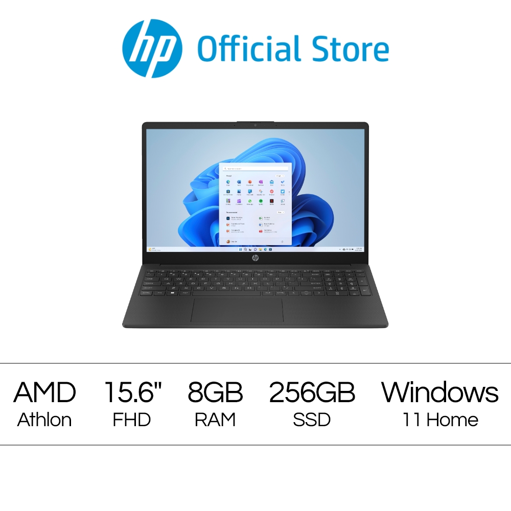 [ผ่อน0%] HP Laptop 15-fc0119AU AMD Athlon™ Gold 7220U - 8GB - 256GB - Win11 Home - 2Yrs Onsite โน๊ตบุ๊ค Notebook ราคา 13,990 บาท*ส่งฟรี