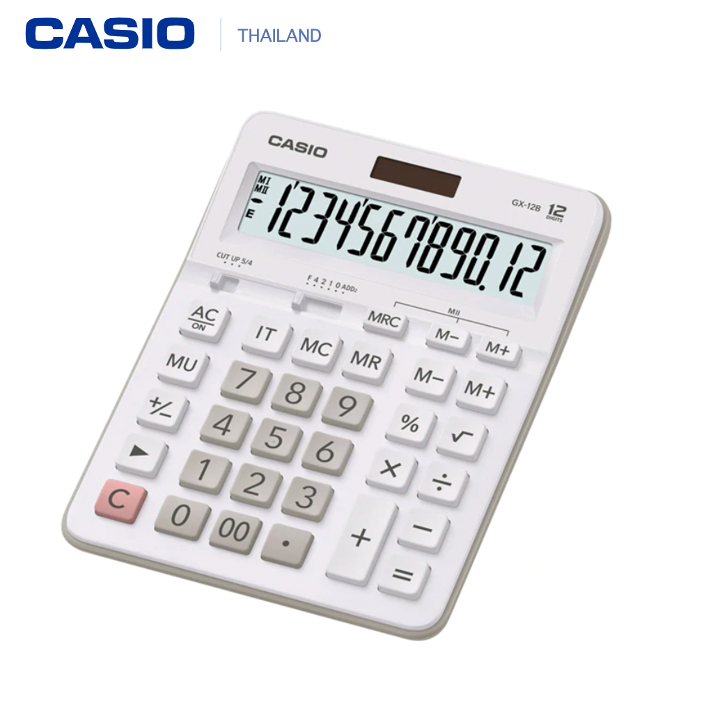 Casio เครื่องคิดเลข GX-12B ของแท้ 100% ประกันศูนย์เซ็นทรัลCMG2 ปี จากร้าน M&F888B
