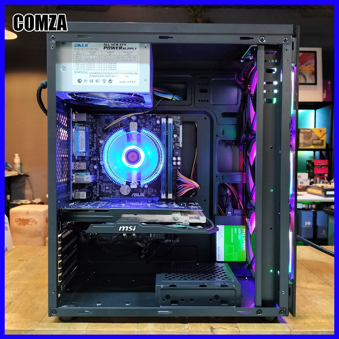 Comza คอมพิวเตอร์ ครบชุด พร้อมใช้ Core-i5 GTX 1050Ti 4Gb Ram 8Gb ทำงาน ตัดต่อ ...