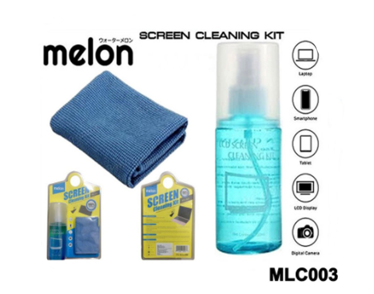 MELON MCL-003 Screen Cleaning Kit 120 ml สเปรย์ ฉีด ทำความสะอาด หน้าจอ คอม มือถือ โทรทัศน์ โน๊ตบุ๊ค ชุด น้ำยา