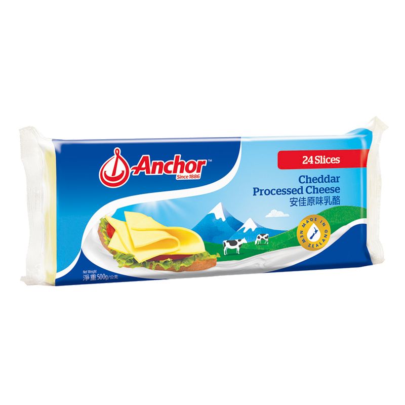 แองเคอร์ โพรเซสชีส IWS ขนาด 500 กรัมAnchor Process Cheese IWS 500 gm.