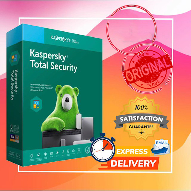 KASPERSKY TOTAL SECURITY 2021 - 2 Year - 1 Device - Global Key