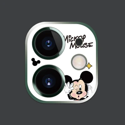 Original Luxury Stitch Mickey Camera Protector Case for Iphone 12 Camera Film for Iphone 11 ProMax Lens Protective Film