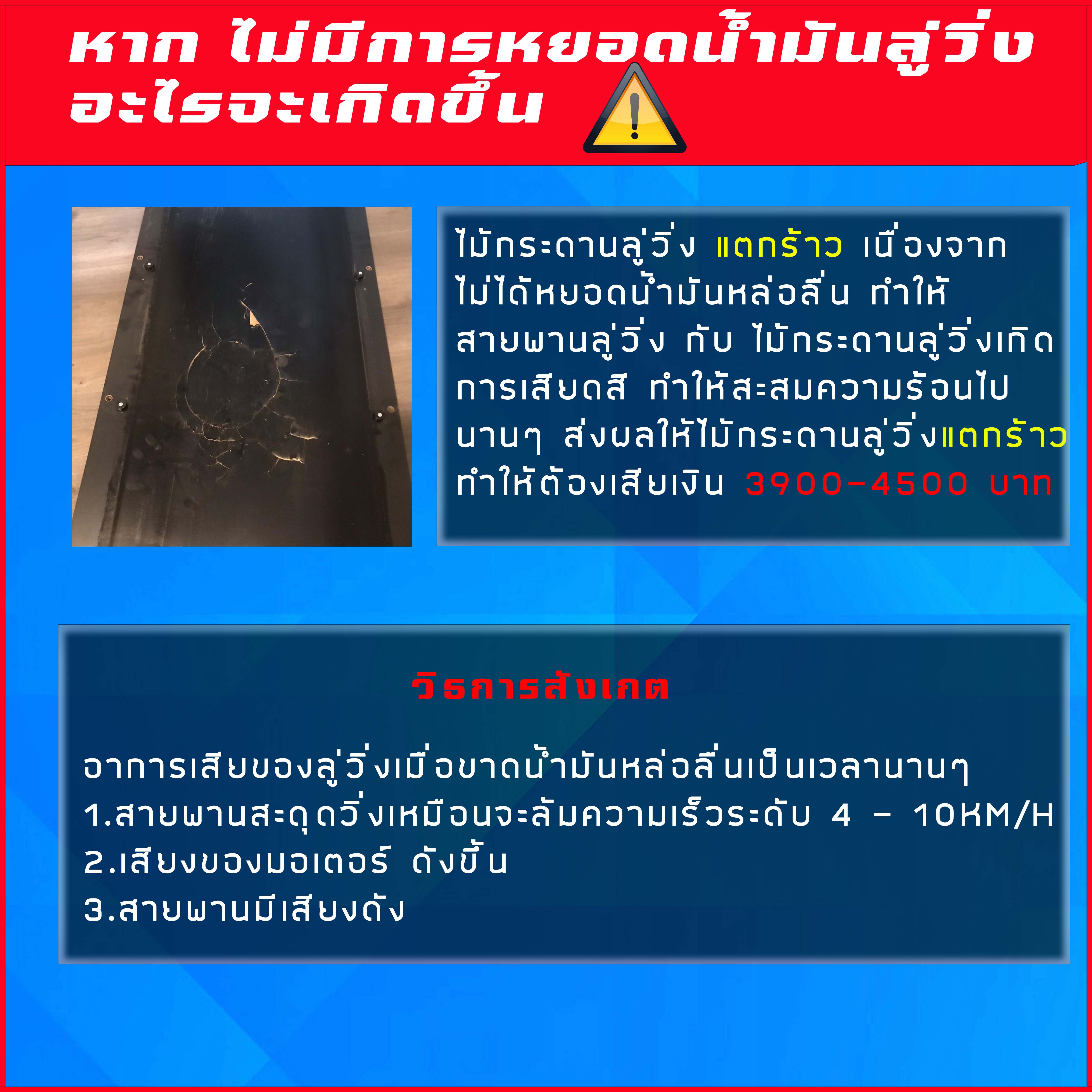 ส่งด่วน น้ำมันลู่วิ่งไฟฟ้าPREMIUM Perfect silicone oil Premiumสำหรับคน