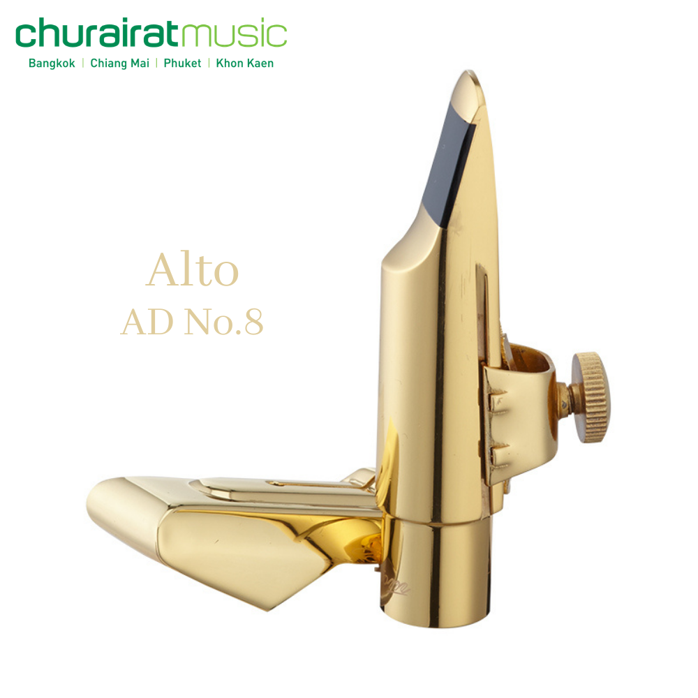 Saxophone Mouthpiece : Custom Alto AD No.8 ปากเป่าแซกโซโฟน อัลโต้ by Churairat Music