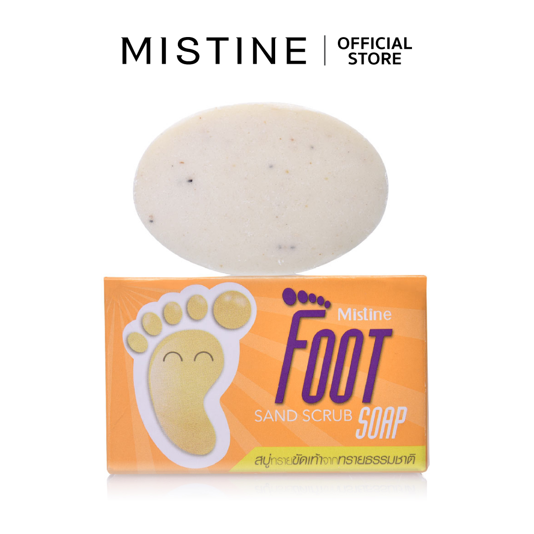 มิสทิน ฟุต แซนด์ สครับ โซฟ 70 กรัม MISTINE FOOT SAND SCRUB SOAP  70 G.