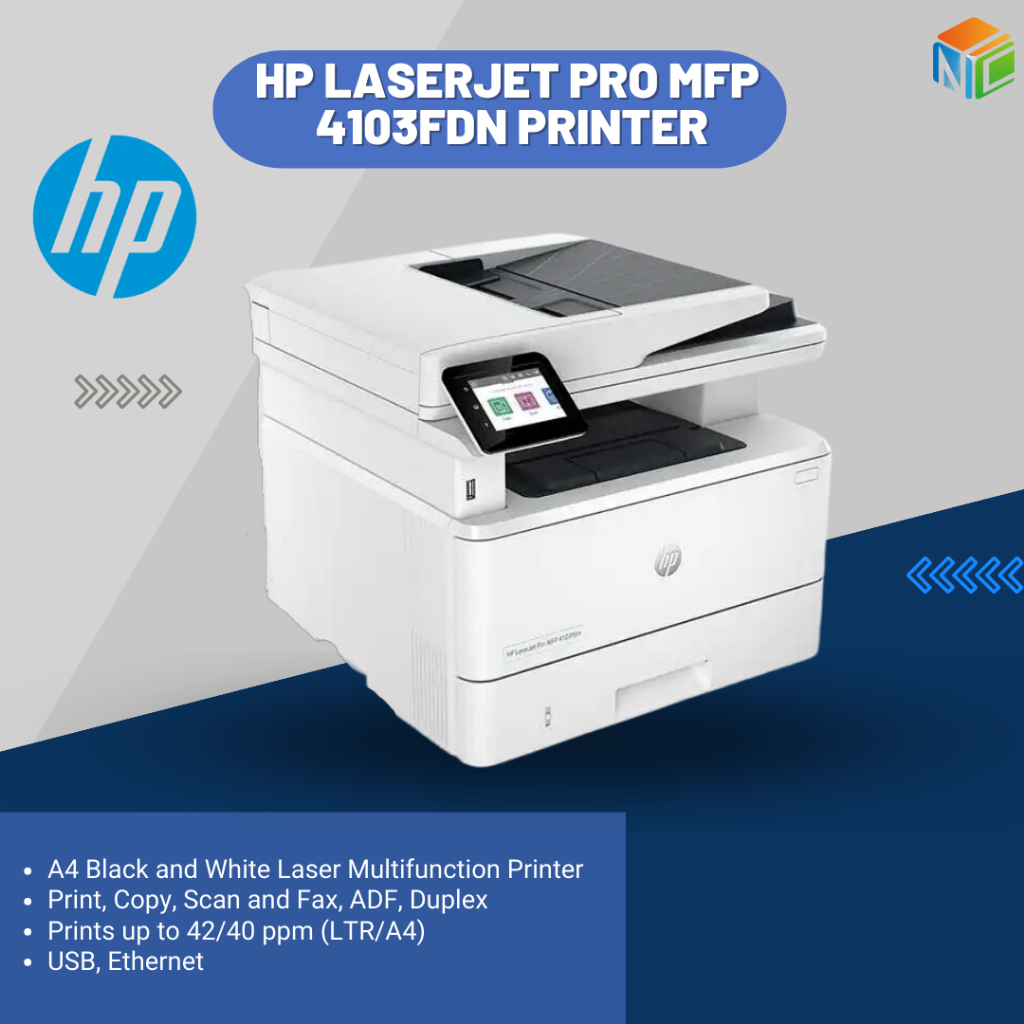 Hp Laserjet Pro Mfp 4103fdn Printer Th