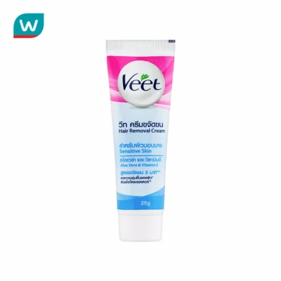 Veet Hair Removal Cream - Aloe Vera & Vitamin E 25 G.