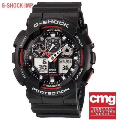 นาฬิกา CASIO G-SHOCK รุ่น GA-100-1A4 ของแท้ประกันศูนย์ CMG 1 ปี