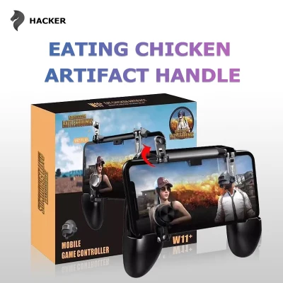 HACKER จอยเกมส์ Mobile Game Controller Joystick Gamepad จอยเกมส์ เกมส์มือถือ ใช้กับจอขนาด 4.5-6.5 ส่งจากกรุงเทพ