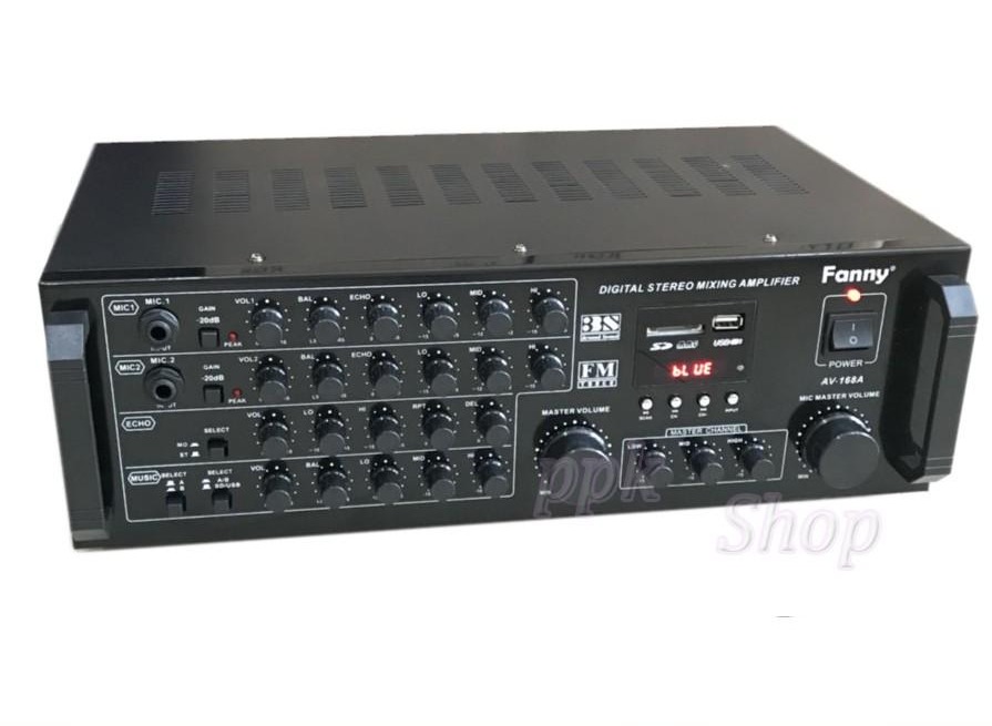 Amplifier เครื่องแอมป์ขยายเสียง 3000W PMPO AMPLIFIER Bluetooth มีบลูทูธ