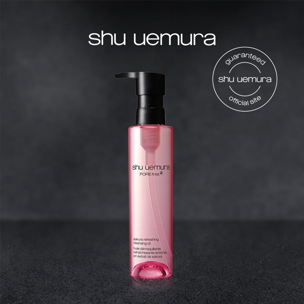 shu uemura ชู อูเอมูระ คลีนซิ่งออยล์ porefinist sakura cleansing oil 150 ml สูตรบำรุงเพื่อผิวเรียบเนียน