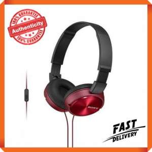 sony หูฟัง หูฟังครอบหู สีแดง รุ่น MDRZX310APRCE