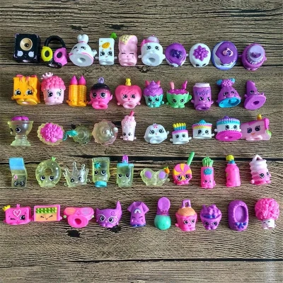 50PCS/set Shopkins Cartoon Figure model toys Random Season Ultra Rare kids Toys Gifts