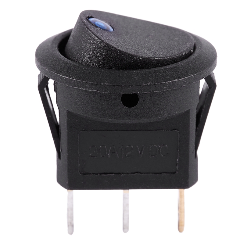 12v led inverter rocking rocker switch round spst on-off for boat car