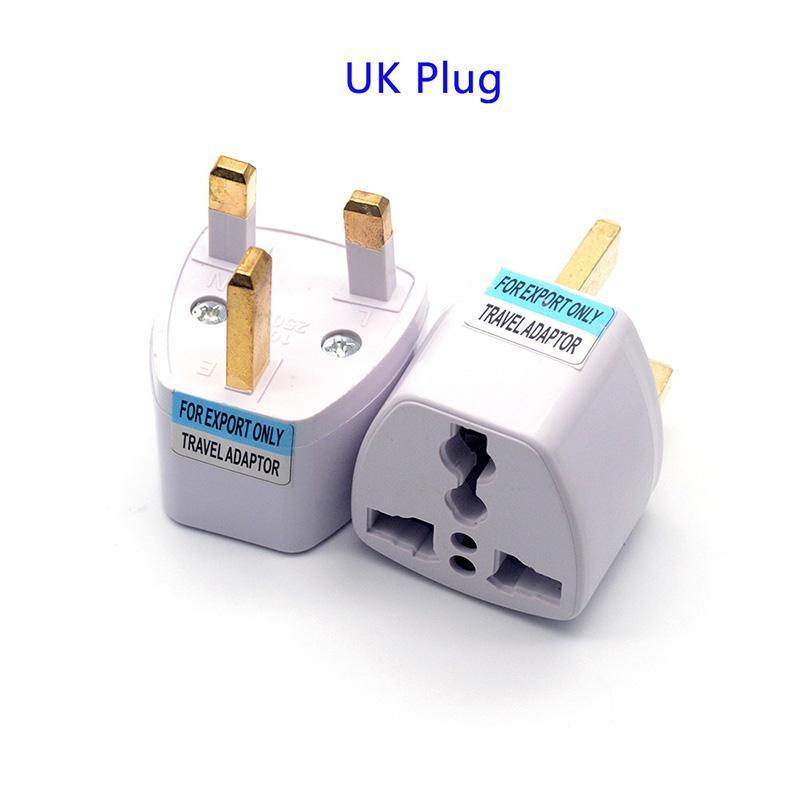 หัวแปลง ขาปลั๊ก Universal EU US AU to UK AC Power Socket Plug Travel Charger Adapter Converter