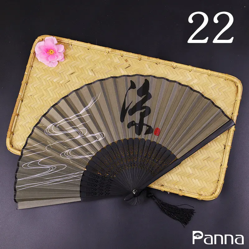 ภาพสินค้าBamboo Flower Fan Molor Vintage Hand Fan 7 Inch Folding Fan Chinese Style Female Cheongsam Props Cloth Gift Decoration Wedding Folding Fan Party Home Hand Folding Fan Drawing Print Fan S Fan จากร้าน Panna Fan Shop บน Lazada ภาพที่ 9