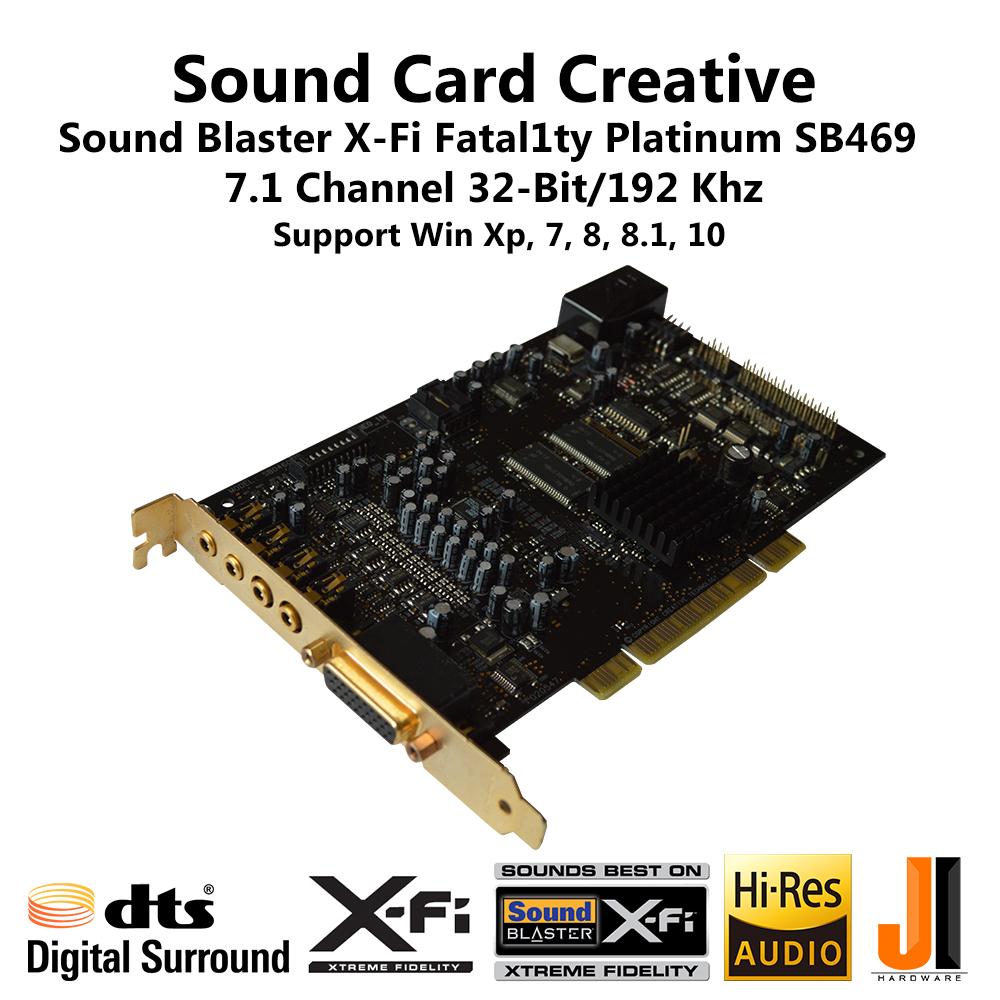 Sound Card Creative Sound Blaster X-Fi Fatal1ty Platinum SB0469.
