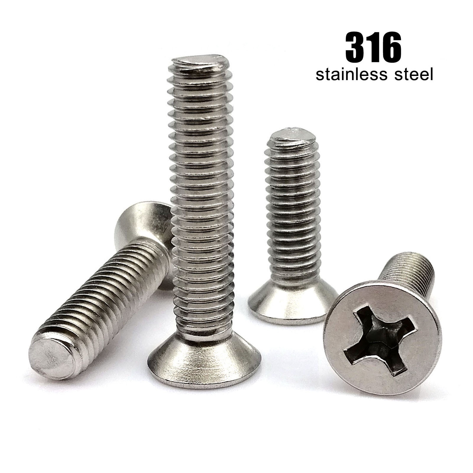 Bulloni A Brugola Acciaio Inox 304, Filettatura Sinistra, M3-M8, Testa Cilindrica DIN912