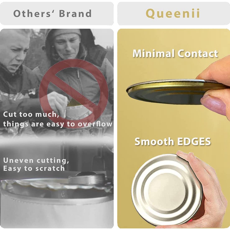 2Pcs Electric Can Opener Restaurant Battery Operated Handheld Automatic Safety Can Openers with