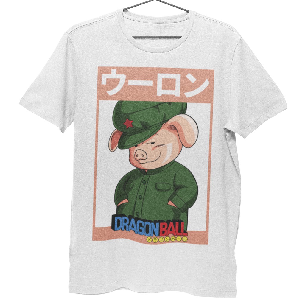 เสื้อยืด Unisex รุ่น อูลอน Oolong Edition T-Shirt ดราก้อนบอล Dragon Ball สวยใส่สบายแบรนด์ Khepri 100%cotton comb