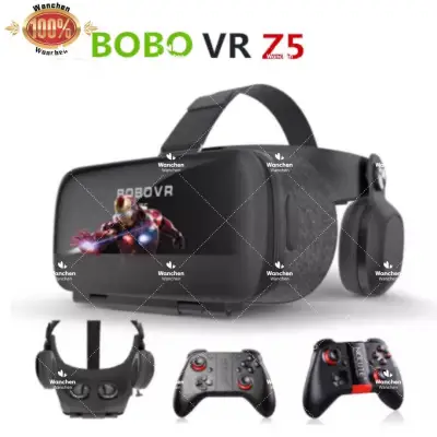 2020 VR BOBOVR Z5 พร้อมที่จับ, แว่นตาเล่นเกม 3D, แว่นตาภาพยนตร์ 3D เสมือนจริง, แว่นตาหูฟัง 3D VR พร้อมชุดหูฟังสเตอริโอชุดหูฟังเสมือนจริงเป็นแว่นตา