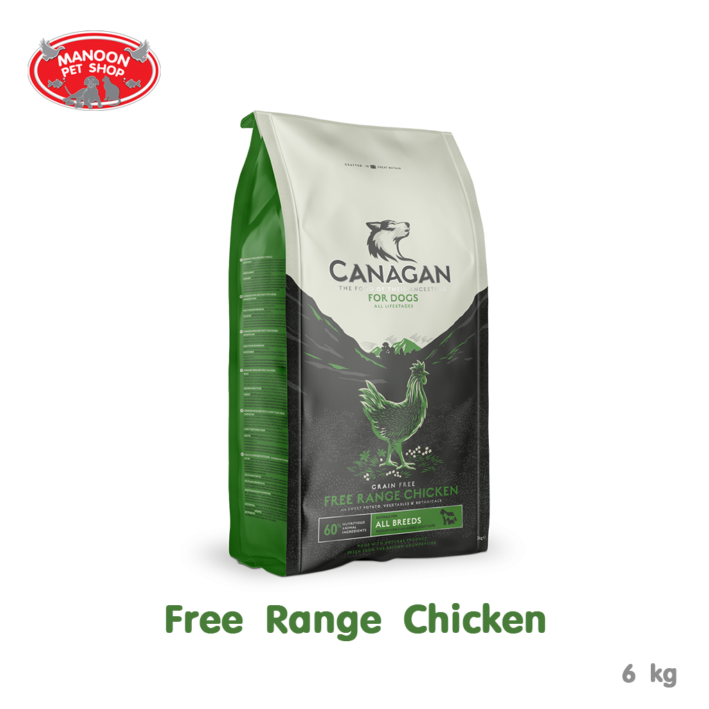 [MANOON] Canagan Dog Food Free Range Chicken 6kg Manoon