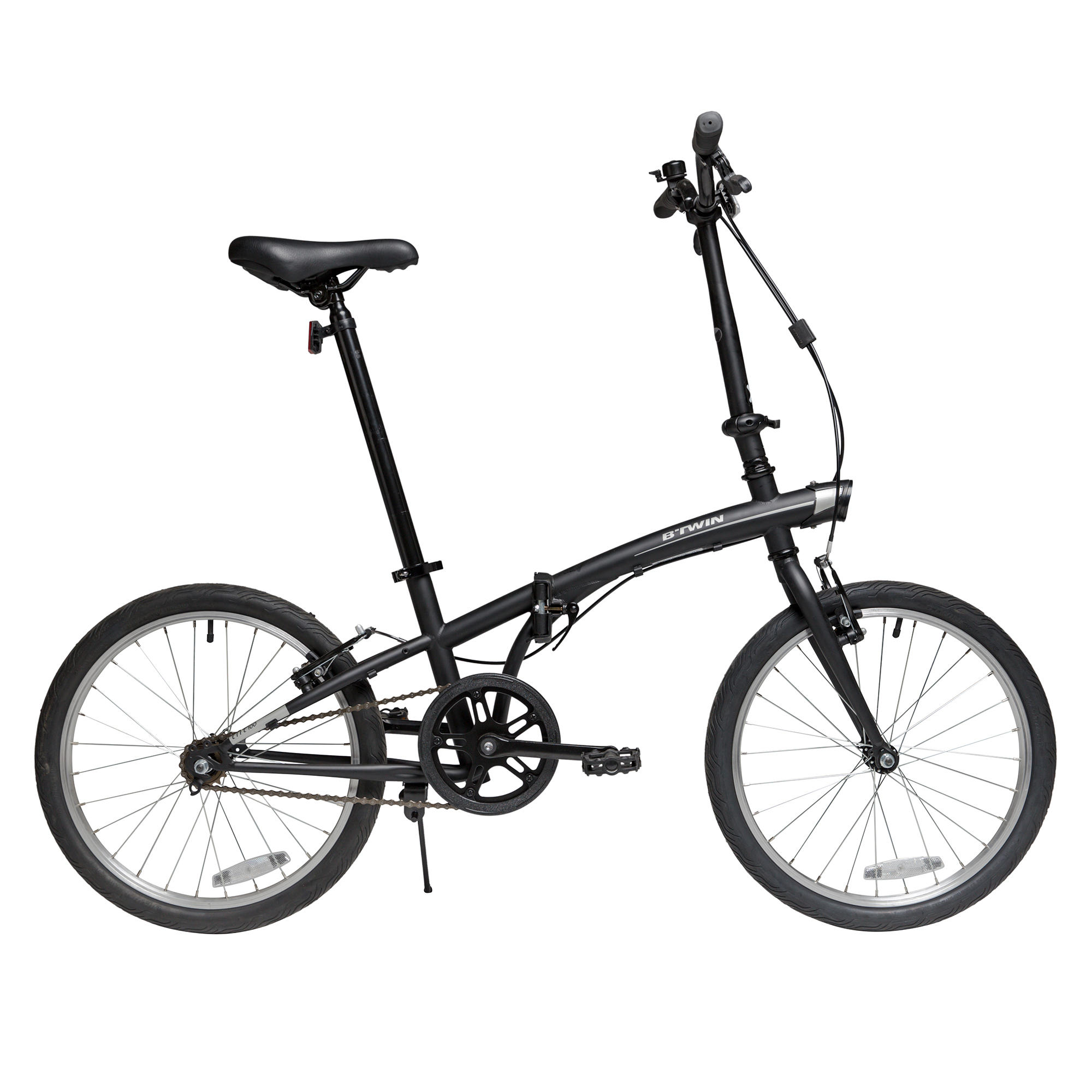 [ส่งฟรี ] จักรยานพับได้ จักรยานผู้ใหญ่ จักรยานออกกำลังกาย 20 นิ้ว 1 speed รุ่น TILT 100 (สีดำ) Folding Bike Folding bicycle size 20