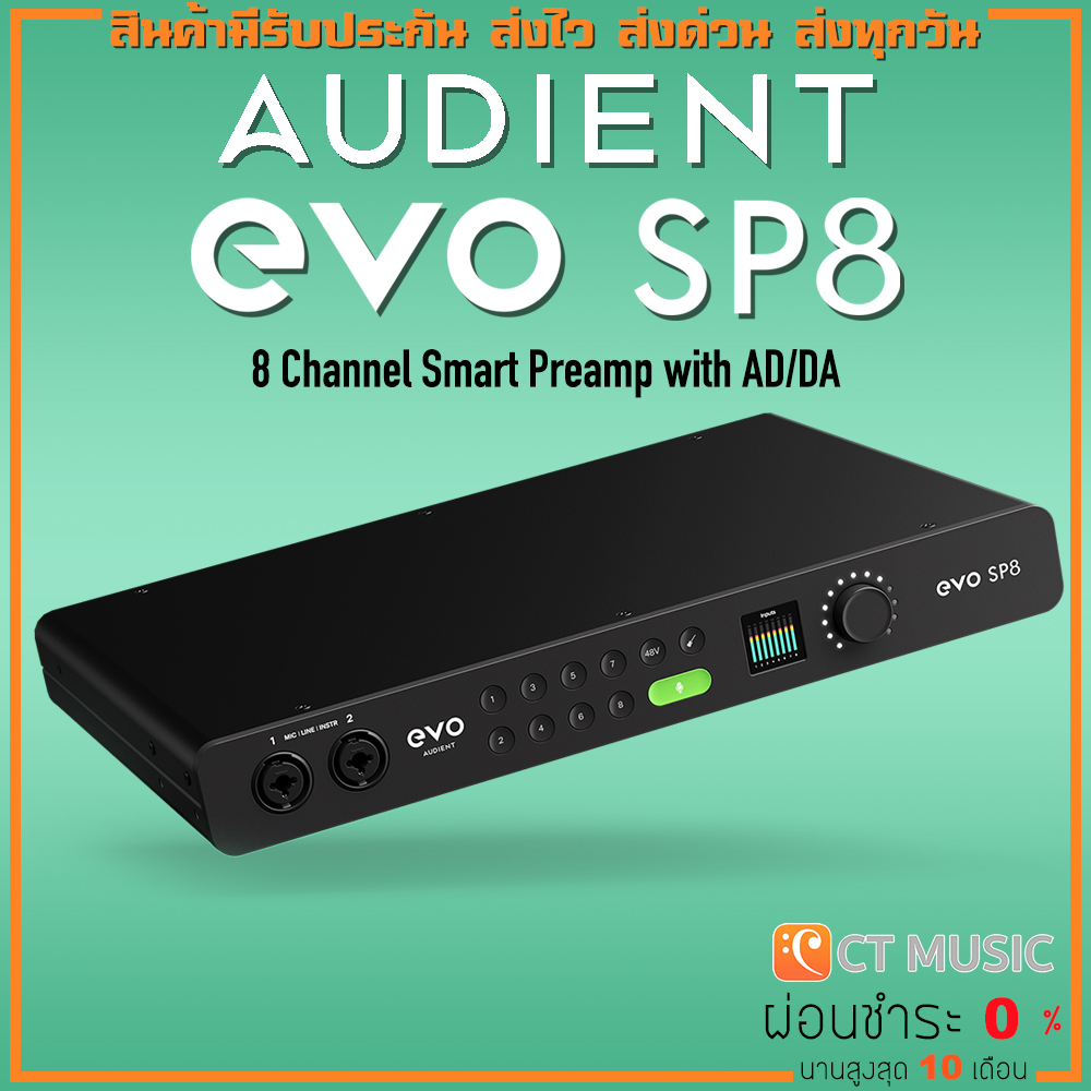Audient EVO SP8 マイクプリアンプ マイクプリ Amazon.com: Audient EVO SP8 8-Channel Mic Pre Expansion with