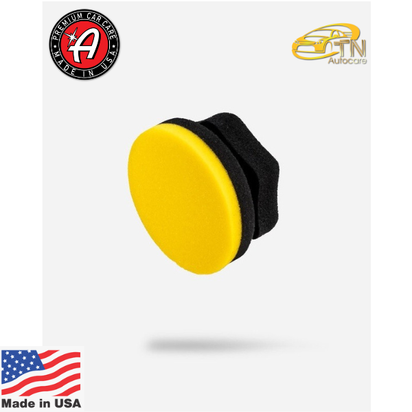 Adam's Yellow Hex Grip Applicator ฟองน้ำนุ่มพิเศษ สีเหลืองสำหรับขัด