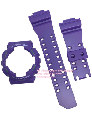 กรอบสาย G-SHOCK แท้? สีม่วงล้วนกึ่งเงา กรอบฟอนต์ขาวสลับเขียว ใส่ได้รับรุ่น GA-100 ,GA-110 ,GA-120 ,GAX-100 ,GD-100 ,GD-120 กรอบสาย G-SHOCK แท้? สีม่วงล้วนกึ่งเงา กรอบฟอนต์ขาวสลับเขียว ใส่ได้รับรุ่น GA-100 ,GA-110 ,GA-120 ,GAX-100 ,GD-100 ,GD-120