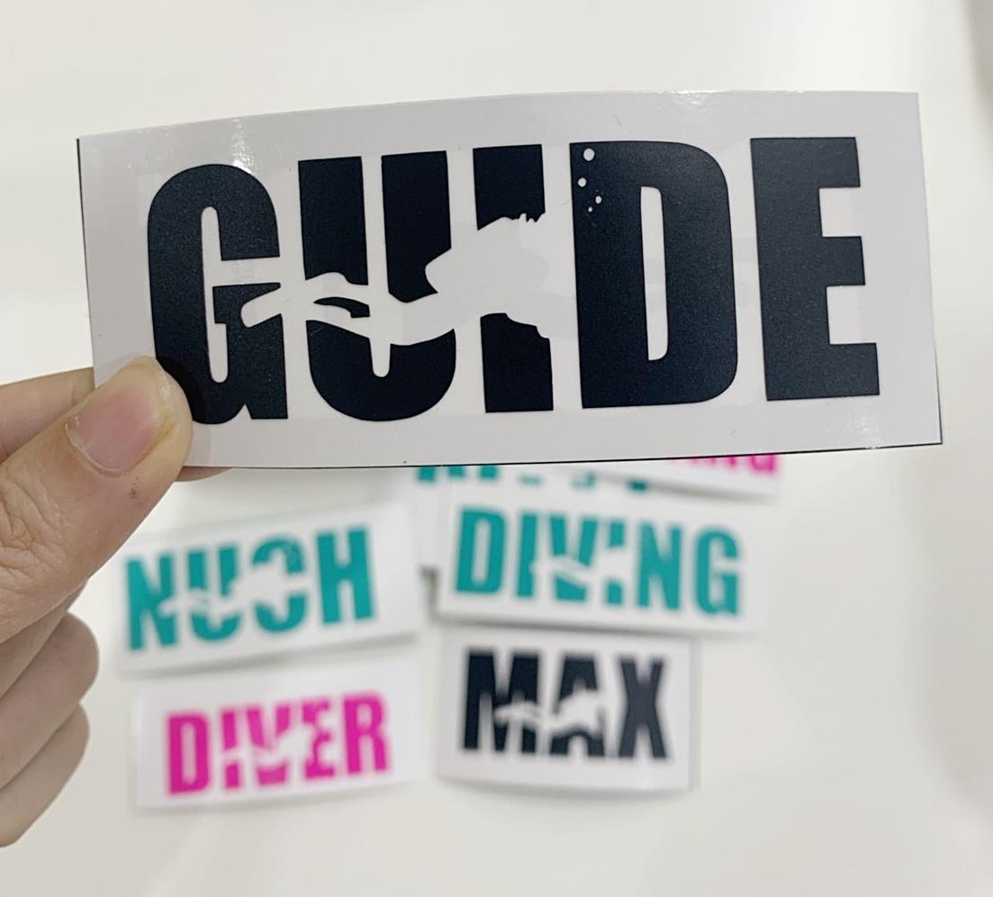 Dive Logbook + Custom Name Sticker สมุดบันทึกการดำน้ำ พร้อมสติ๊กเกอร์ชื่อ