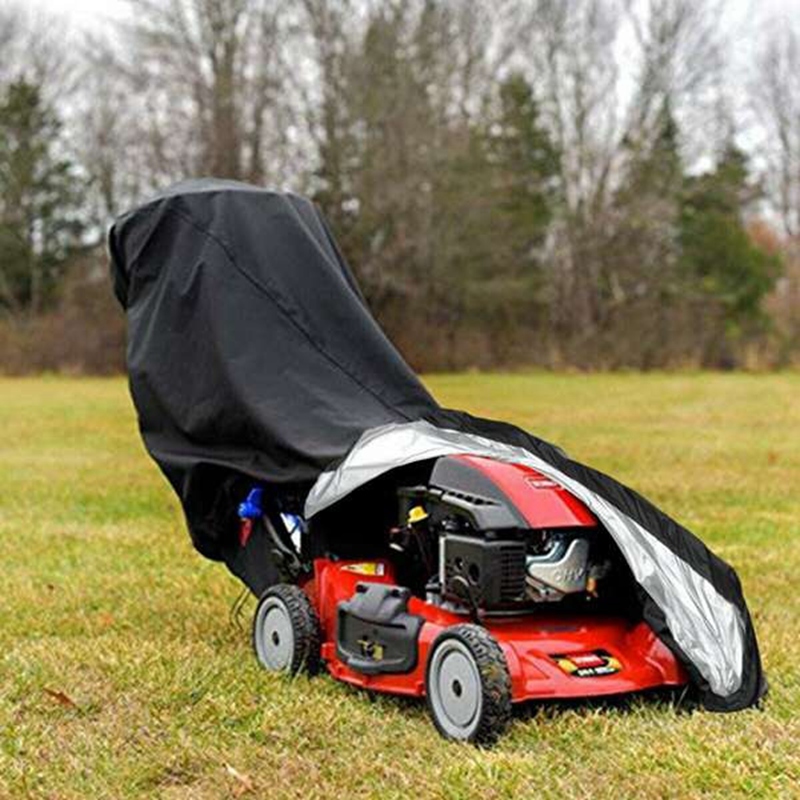 Lawn Mower Dust Cover Waterproof Mower Tarpaulin Outdoor Sun Protection Snow Rain Dustproof