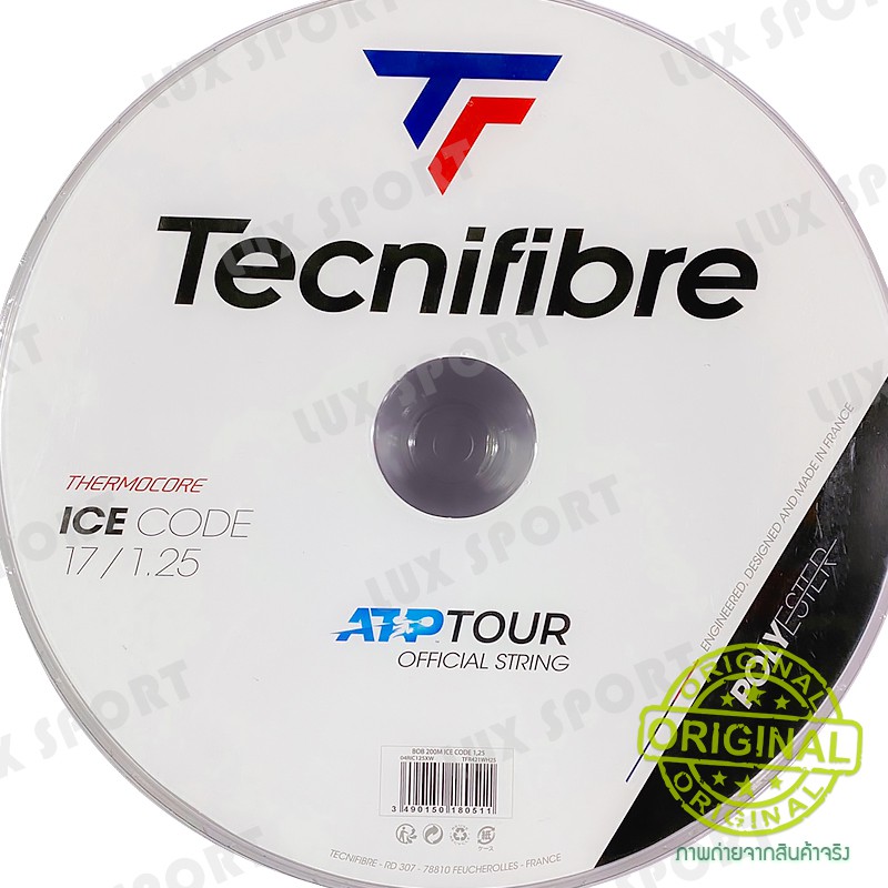 Tecnifibre ICE CODE 1.25/17 แบบม้วน เอ็นไม้เทนนิส ของแท้ %