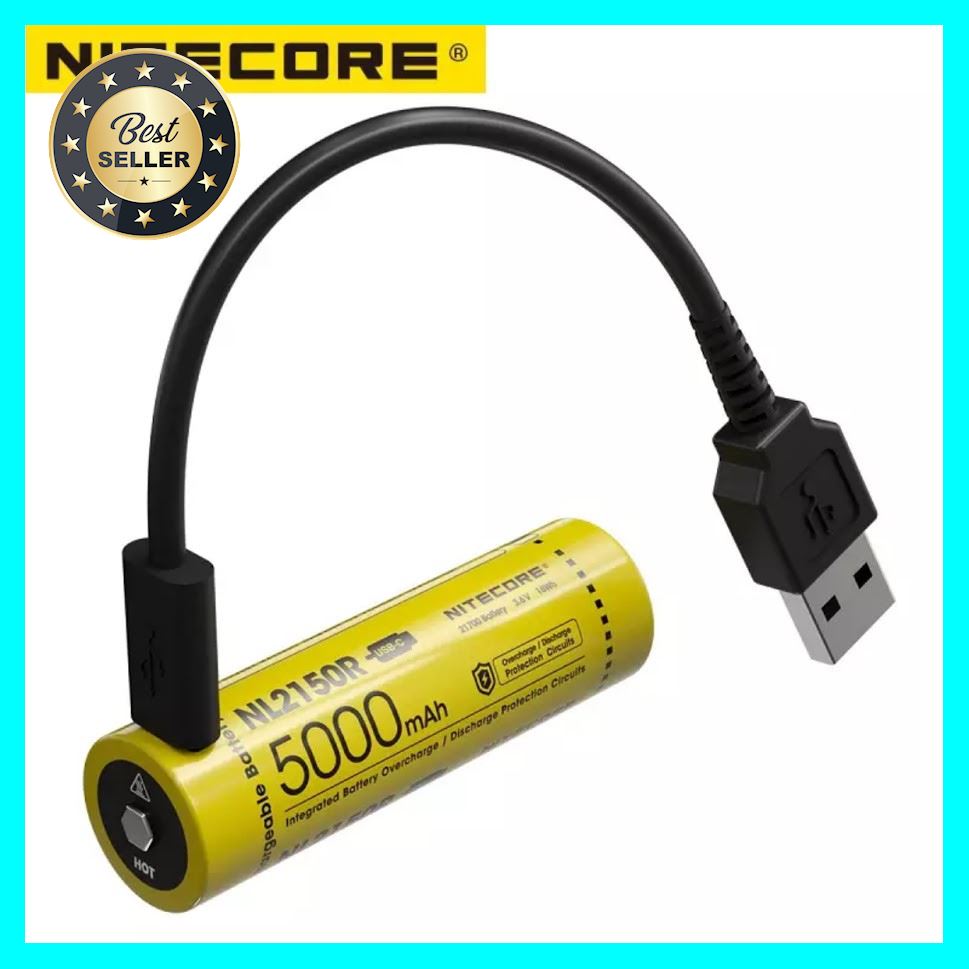 ใหม่ NITECORE NL2150R 5000mAh USB-C ชาร์จ 21700 แบตเตอรี่ ของแท้100% เลือก 1 ชิ้น อุปกรณ์ถ่ายภาพ กล้อง Battery ถ่าน Filters สายคล้องกล้อง Flash แบตเตอรี่ ซูม แฟลช ขาตั้ง ปรับแสง เก็บข้อมูล Memory card เลนส์ ฟิลเตอร์ Filters Flash กระเป๋า ฟิล์ม เดินทาง