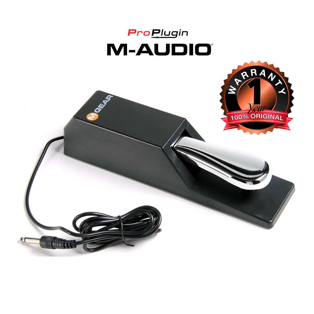M-Audio SP 2 Universal Sustain สำหรับคีย์บอร์ด Pedal with Piano Style Action For MIDI Keyboards (ProPlugin)