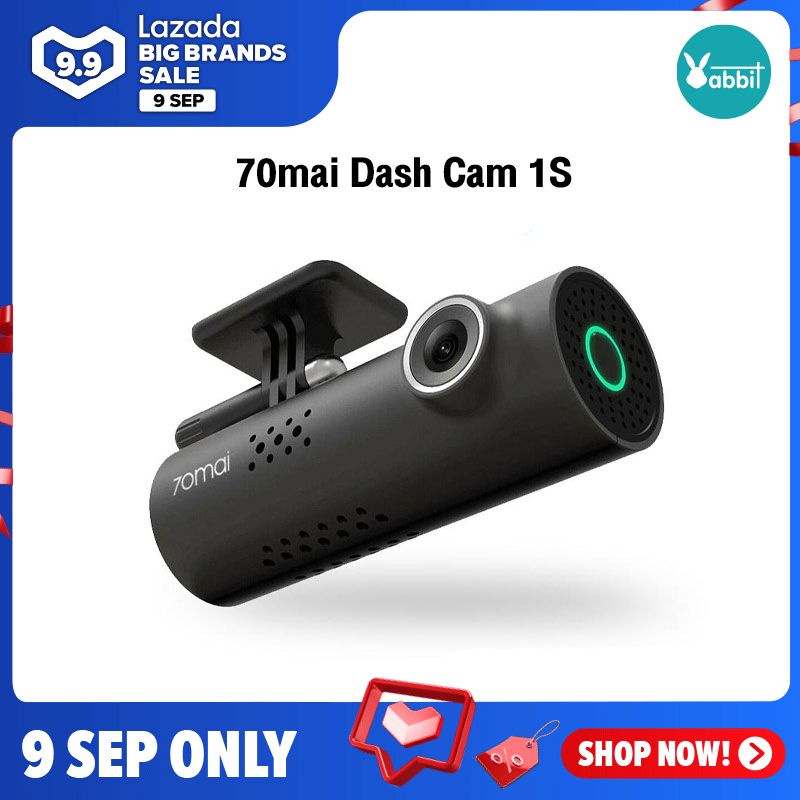 [ศูนย์ไทย] 70mai Dash Cam 1S Camera กล้องติดรถยนต์ พร้อม WIFI สั่งการด้วยเสียง Voice Command มุมมองกล้อง 130° Wide-Angle View กล้องหน้ารถ กล้องรถยนต์