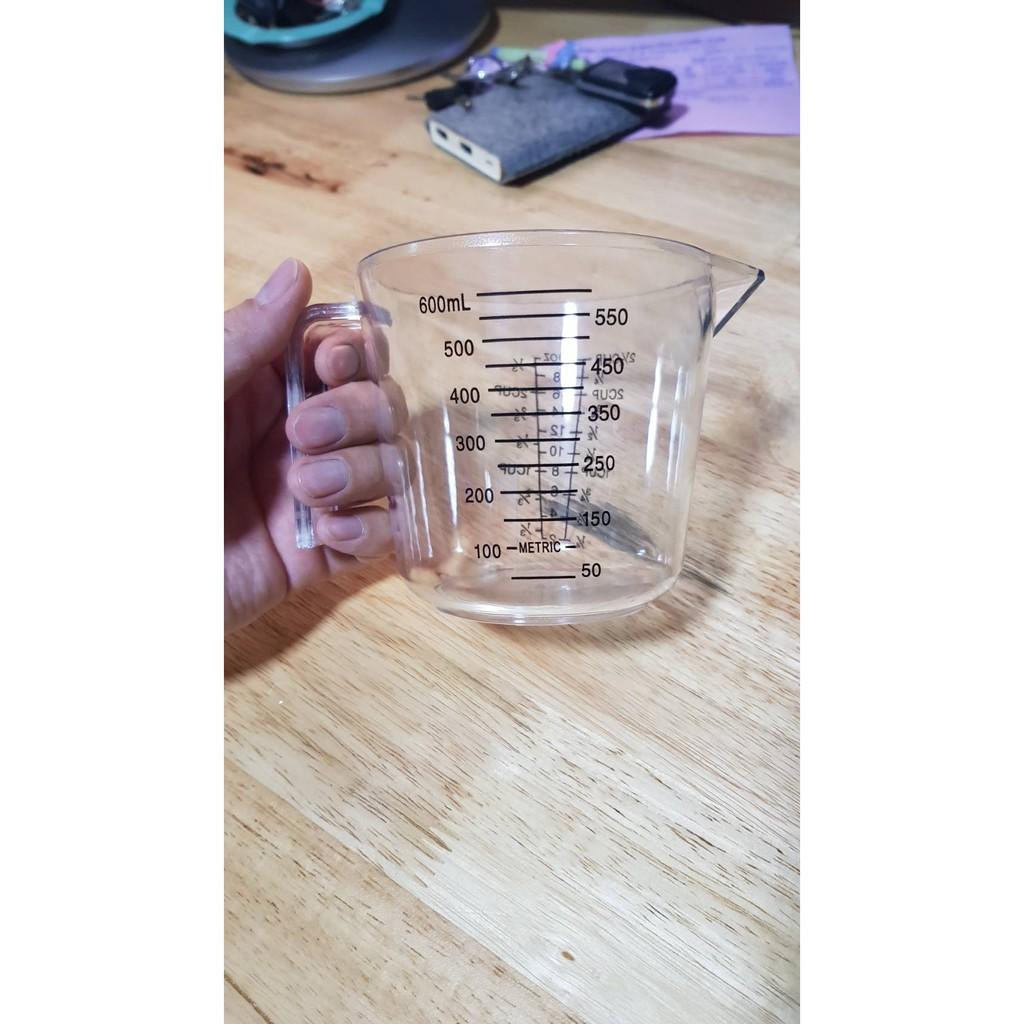 ถ้วยตวงพลาสติก 600 ml หรือ 20 oz สีใสเครื่องชงกาแฟ เครื่องชงน้ำ เครื่องทำกาแฟ ที่ชงกาแฟ เครื่องทำกาแฟอัตโนมัติ เครื่องทำกาแฟแบบพกพา เยือกชกกาแฟ ของแท้