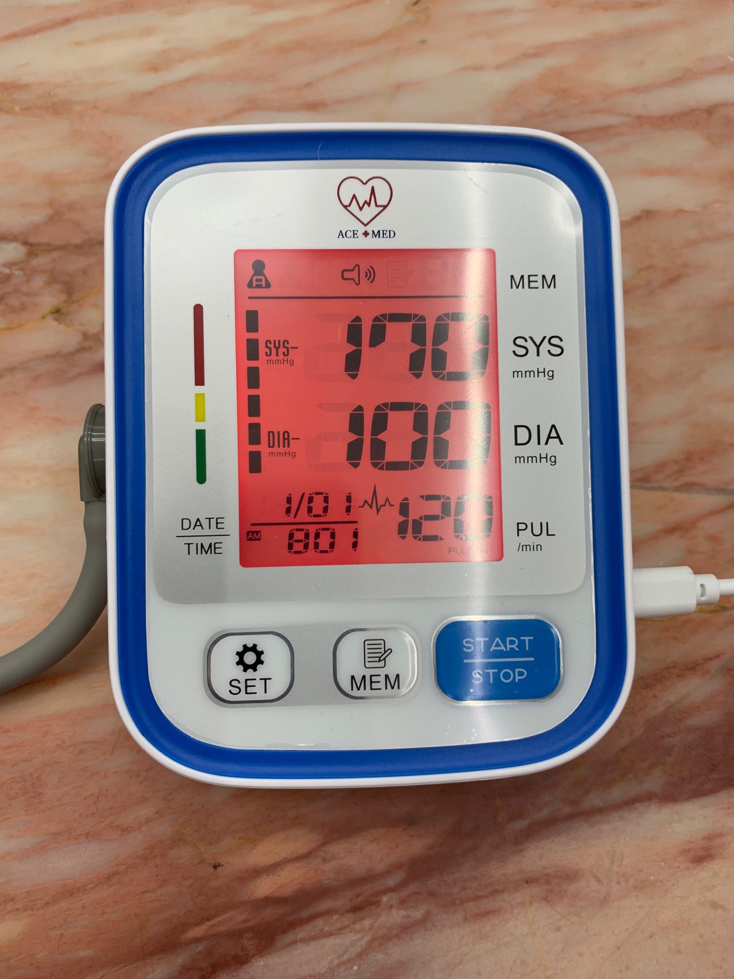 GCH เครื่องวัดความดันอัตโนมัติ ACE MED (รุ่นใหม่ พูดเสียงภาษาไทย รับ