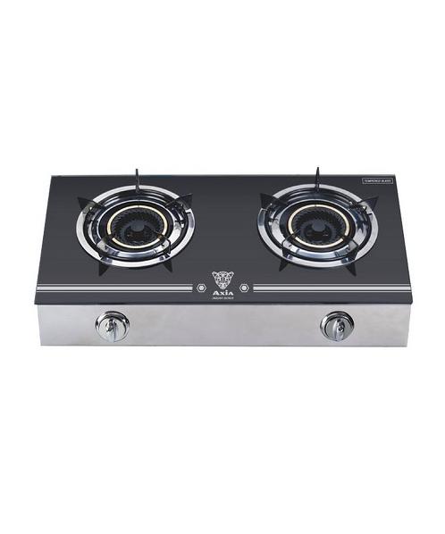 AXIA เตาแก๊สตั้งโต๊ะหน้ากระจก 2 หัวเตา JAGUAR