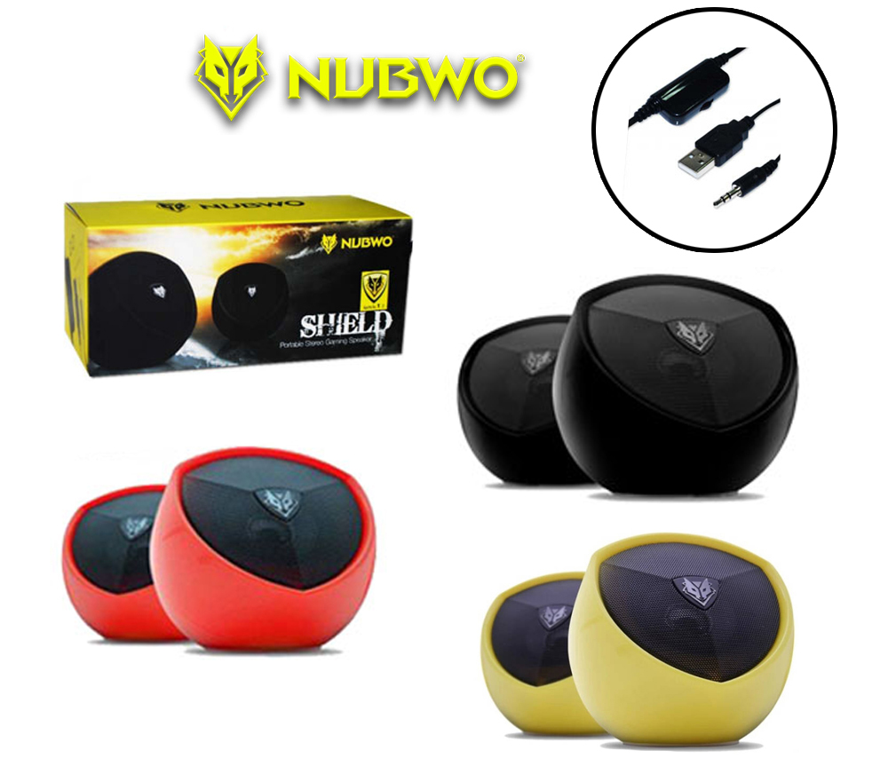 NUBWO ลำโพงคอม โน๊ตบุค Shield USB Speaker NS-004