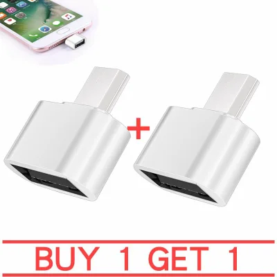 (Buy 1 get 1 free)Mini Android OTG USB อุปกรณ์แปลงจาก Micro USB OTG Adapter