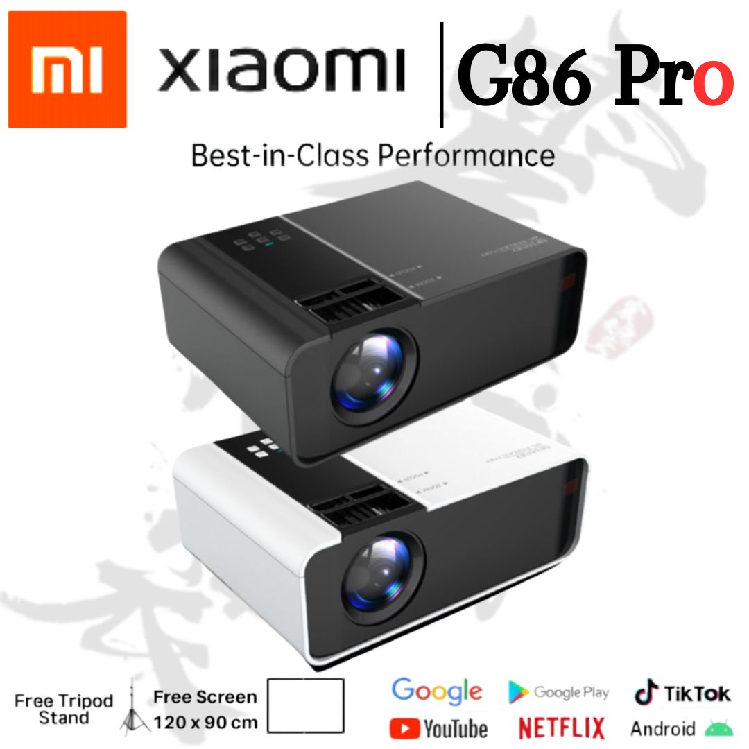 Xiaomi 7800 lumens mini projector G86 HD projector WiFi LCD LED