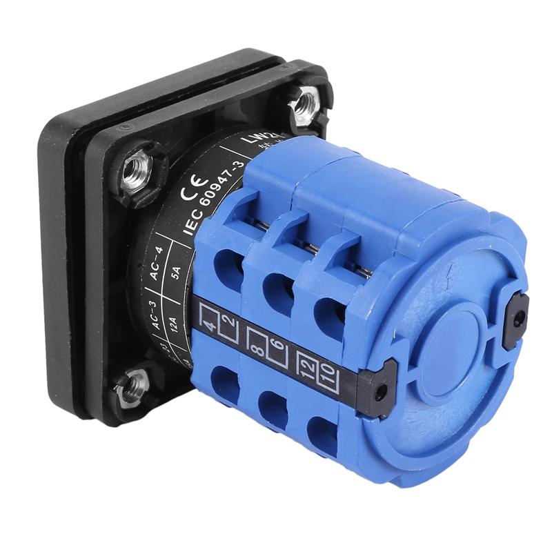 3 Positions On-Off-On Changeover Control Rotary Cam Switch 20A - The ...